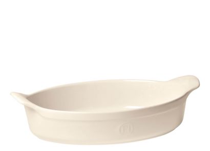 Форма Emile Henry HR Oven Ceramic Natural Chic 34.5 x 23.5 x 6.5 см Бежевая - Фото 1
