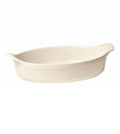 Форма Emile Henry HR Oven Ceramic Natural Chic 34.5 x 23.5 x 6.5 см Бежевая - Фото 2