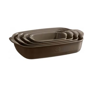 Форма для запекания Emile Henry HR Oven Ceramic Ovenware 36 x 23 х 7 см Флинт - Фото 3