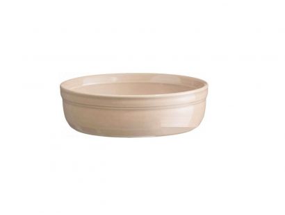 Форма порционная для крем-брюле Emile Henry HR Oven Ceramic Ovenware 13 x 13 x 3.5 см Бежевая - Фото 1