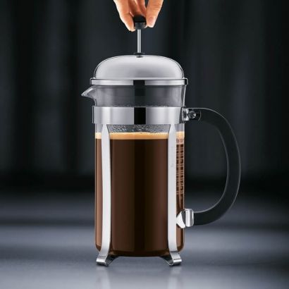 Кофейник френч-пресс Bodum Caffettiera 1 л на 8 чашек Зеленый - Фото 4