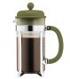 Кофейник френч-пресс Bodum Caffettiera 1 л на 8 чашек Зеленый - Фото 1