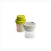 Пищевой контейнер для снэков круглый JOSEPH JOSEPH GoEat Compact 2-в-1 340 мл Пищевой контейнер для снэков круглый JOSEPH JOSEPH GoEat Compact 2-в-1 340 мл