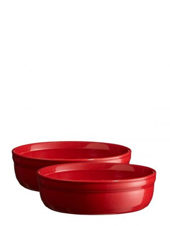 Набор форм для крем-брюле Emile Henry HR Oven ceramic Ovenware из 2 шт Красный - Фото 1