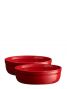 Набор форм для крем-брюле Emile Henry HR Oven ceramic Ovenware из 2 шт Красный - Фото 1