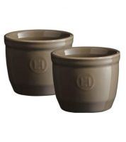 Набор порционных форм Emile Henry HR Oven Ceramic Ovenware 8.5 см 2 шт Флинт Набор порционных форм Emile Henry HR Oven Ceramic Ovenware 8.5 см 2 шт Флинт