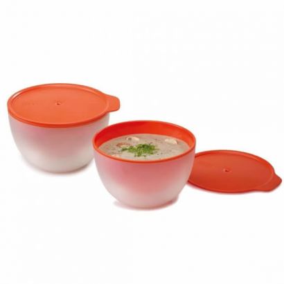 Набор емкостей с двойными стенками для микроволновой печи JOSEPH JOSEPH M-Cuisine 2 шт - Фото 1