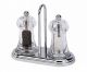 Набор мельниц для соли и перца Peugeot Brasserie Set с подставкой 11 см - Фото 1