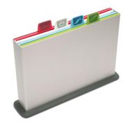 Набор Joseph Joseph Index 4 разделочных доски 34х24х0.2 см + подставка Набор Joseph Joseph Index 4 разделочных доски 34х24х0.2 см + подставка