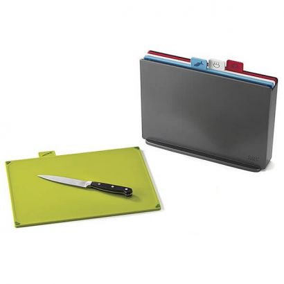Набор Joseph Joseph Index Graphite 4 разделочных доски 30.5х23.3х8.3 см + подставка - Фото 2