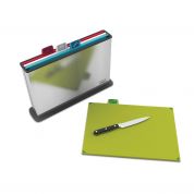 Набор Joseph Joseph Index Steel 4 разделочных доски 34x24 см + подставка Набор Joseph Joseph Index Steel 4 разделочных доски 34x24 см + подставка