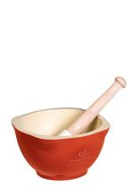 Ступка с пестиком Emile Henry Kitchen tools Кирпич