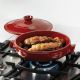 Жаровня Emile Henry Flame ceramic 3.2 л Красная - Фото 3
