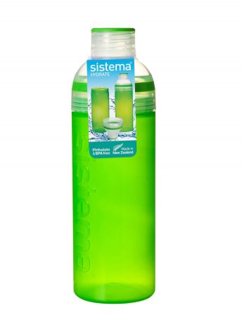 Бутылка для воды Sistema Hydrate разъемная Green 700 мл - Фото 1