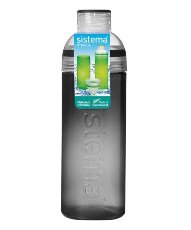 Бутылка для воды Sistema Hydrate разъемная Black 700 мл - Фото 1