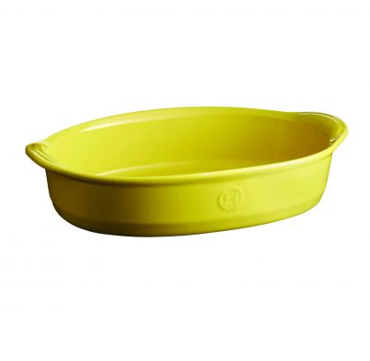 Форма для выпечки Emile Henry Ovenware Овальная 35х22 см Желтая - Фото 1