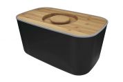 Хлебница Joseph Joseph Bread Bin с бамбуковой крышкой-доской Black Хлебница Joseph Joseph Bread Bin с бамбуковой крышкой-доской Black