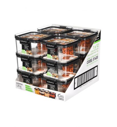 Емкость для хранения сыпучих продуктов Sistema Ultra 460 мл - Фото 3