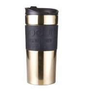 Термокружка Bodum Travel Mug 350 мл Gold-Black Термокружка Bodum Travel Mug 350 мл Gold-Black