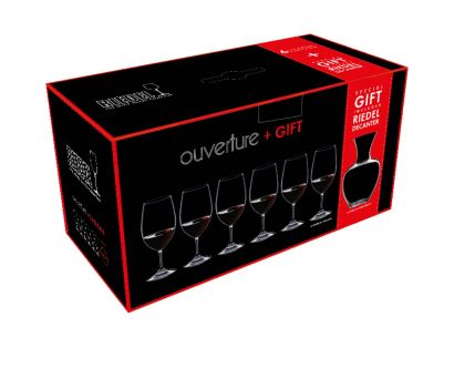 Набор бокалов для красного вина Riedel Ouverture Magnum 530 мл 6 шт + декантер 1.5 л - Фото 6