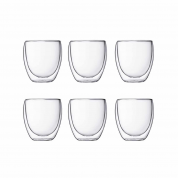 Набор низких стаканов Bodum Pavina 6 шт x 250 мл Набор низких стаканов Bodum Pavina 6 шт x 250 мл