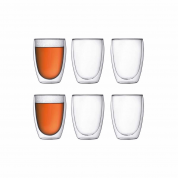 Набор высоких стаканов Bodum Pavina 6 шт x 350 мл Набор высоких стаканов Bodum Pavina 6 шт x 350 мл
