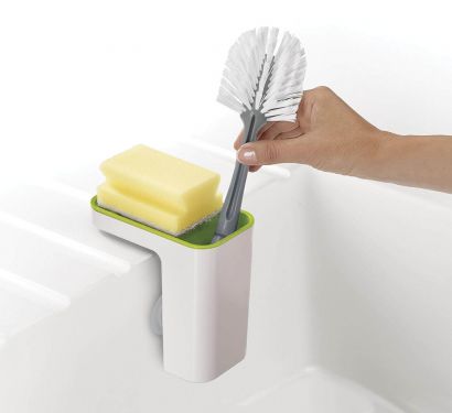 Органайзер для мойки Joseph Joseph Cleaning And Organisation со сливом лишней жидкости - Фото 4