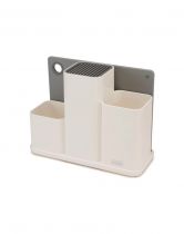 Органайзер для кухонных принадлежностей JOSEPH JOSEPH Counterstore с разделочной доской Белый Органайзер для кухонных принадлежностей JOSEPH JOSEPH Counterstore с разделочной доской Белый