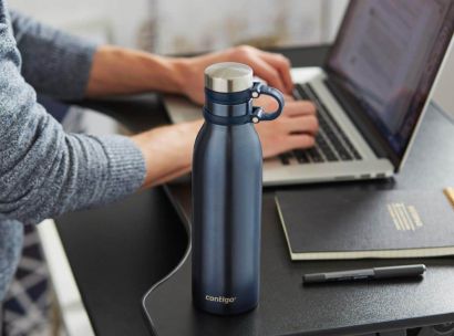 Термобутылка Contigo Matterhorne Couture Indigo Wood 590 мл - Фото 3