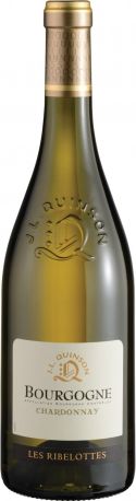 Вино Quinson Bourgogne Chardonnay белое сухое 0.75 л 12.5%
