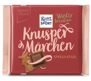 Шоколад Ritter Sport молочный с начинкой имбирного печенья и какао-крем 100 г
