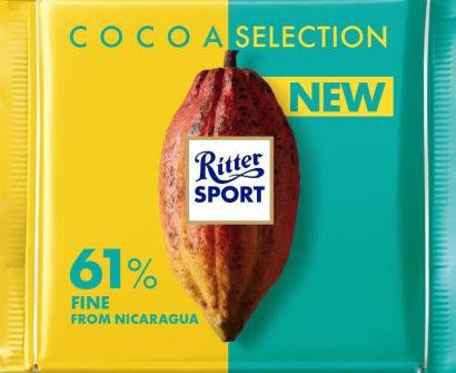 Шоколад Ritter Sport изысканный темный 61% какао 100 г
