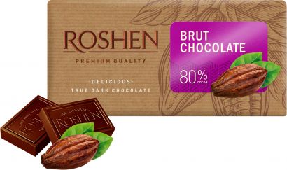 Упаковка шоколада Roshen Brut 80% 90 г х 22 шт
