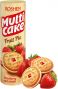 Упаковка печенья Roshen Multicake Strawberry Cream 180 г х 28 шт