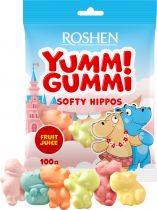 Желейные конфеты Roshen Yummi Gummi Softy Hippos 100 г Желейные конфеты Roshen Yummi Gummi Softy Hippos 100 г