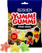 Упаковка конфет Roshen желейных Yummi Gummi Sour Stars 100 г х 22 шт Упаковка конфет Roshen желейных Yummi Gummi Sour Stars 100 г х 22 шт