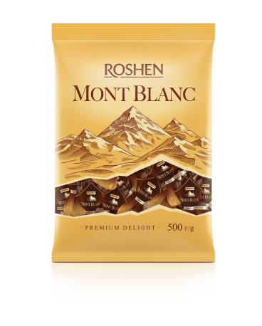 Конфеты Roshen Mont Blanc с цельным лесным орехом 0.5 кг - Фото 2