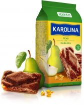 Упаковка печенья Roshen Karolina с грушей и карамелью 225 г x 12 шт Упаковка печенья Roshen Karolina с грушей и карамелью 225 г x 12 шт