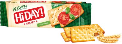 Упаковка крекера Roshen HI DAY! класического 180 г х 25 шт