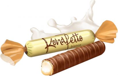 Конфеты глазированные Roshen Konafetto Bianco 1 кг