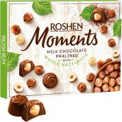Конфеты Roshen Moments з целым фундуком 116 г Конфеты Roshen Moments з целым фундуком 116 г