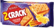 Упаковка крекеров Roshen 2 Crack с морской солью и начинкой с ароматом сливочного масла 50 г x 26 шт Упаковка крекеров Roshen 2 Crack с морской солью и начинкой с ароматом сливочного масла 50 г x 26 шт