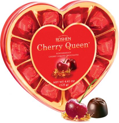 Упаковка конфет Roshen Cherry Queen 125 г х 16 шт