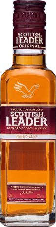 Виски Scottish Leader 3 года выдержки 0.2 л 40%