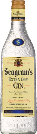 Джин Seagram's Extra Dry 1 л 40%