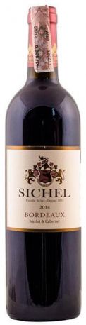 Вино Sichel Bordeaux Rge AOC Bordeaux Rge сухое красное 0.75 л 13.5%