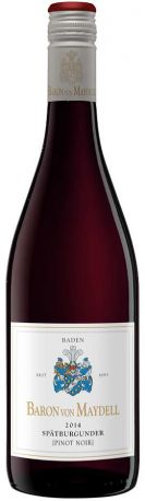 Вино Siegbert Bimmerle Baron von Maydell Шпатбургундер 2015 красное сухое 0.75 л 13.5%
