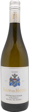 Вино Siegbert Bimmerle Baron von Maydell Шпатбургундер Блан де Нуа 2016 белое сухое 0.75 л 13.5%