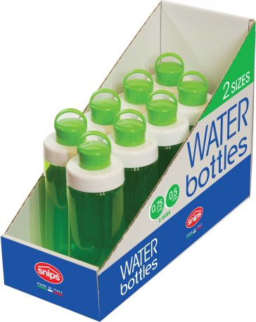 Бутылка тритановая Snips Water to go 0.5 л Зеленая - Фото 6