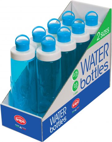 Бутылка тритановая Snips Water to go 0.75 л Синяя - Фото 5